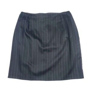 Star C.C.C. Pin Stripe Black  Mini Skirt Size 9
